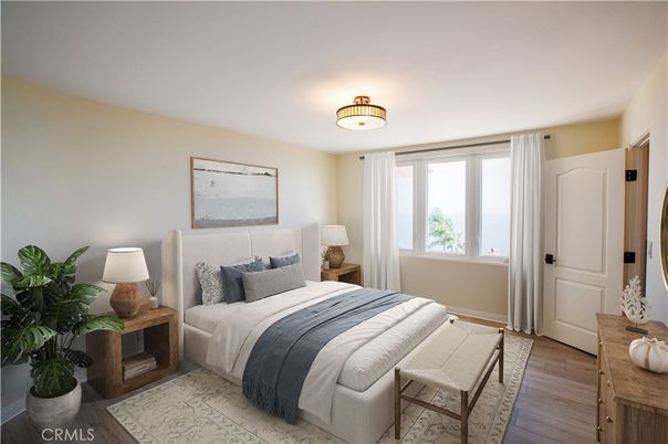 Bedroom, Interior, Water, Wood Texture Flooring