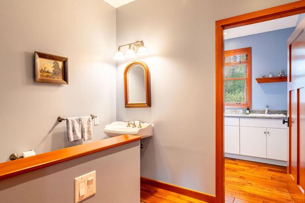 Bathroom, Interior, Wood Texture Flooring
