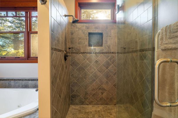 Bathroom, Glass Shower, Interior