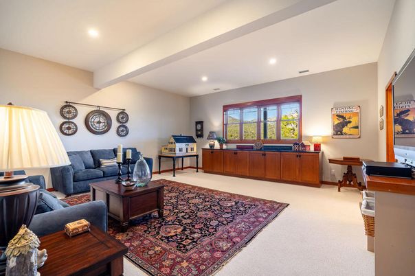 Interior, Living room, Recessed Lighting