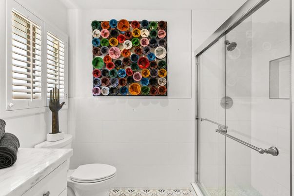 Bathroom, Glass Shower, Interior