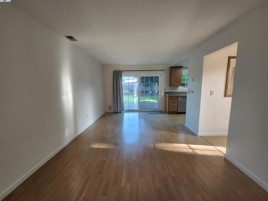Empty room, Interior, Kitchen, Wood Texture Flooring