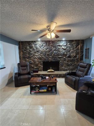 Fireplace, Interior, Living room, Stone Walls