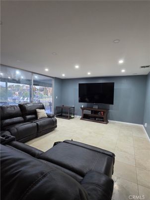 Interior, Living room, Recessed Lighting