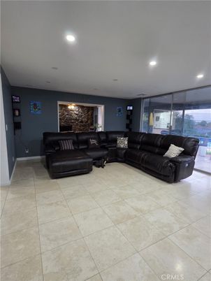Interior, Living room, Recessed Lighting