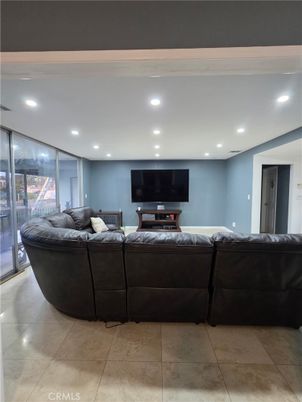 Interior, Living room, Recessed Lighting