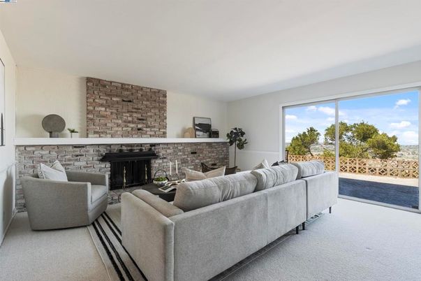 Fireplace, Interior, Living room, Stone Walls