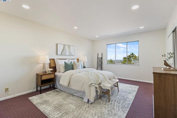 Bedroom, Interior, Recessed Lighting