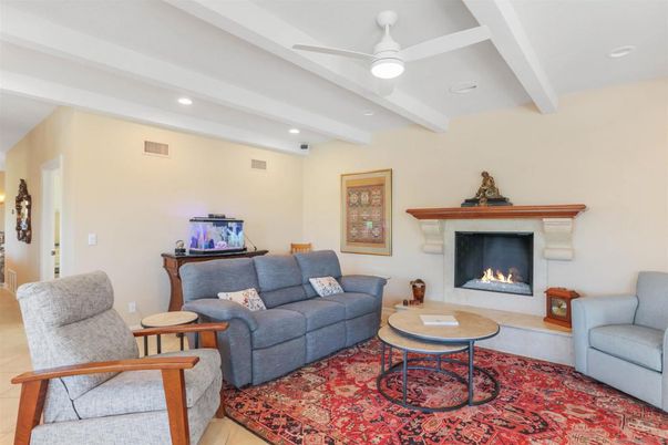 Fireplace, Interior, Living room, Recessed Lighting