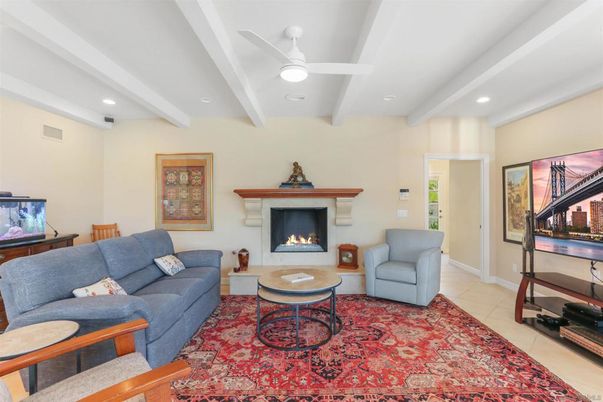 Fireplace, Interior, Living room, Recessed Lighting