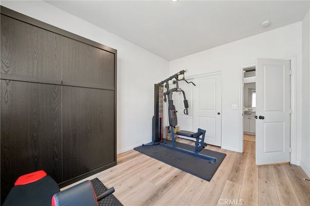 Fitness Equipment, Interior, Wood Texture Flooring
