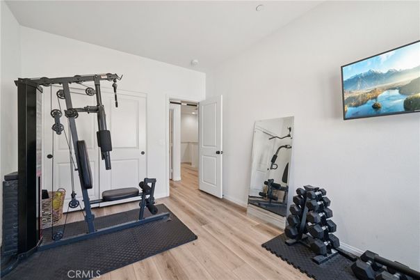 Fitness Equipment, Interior, Wood Texture Flooring