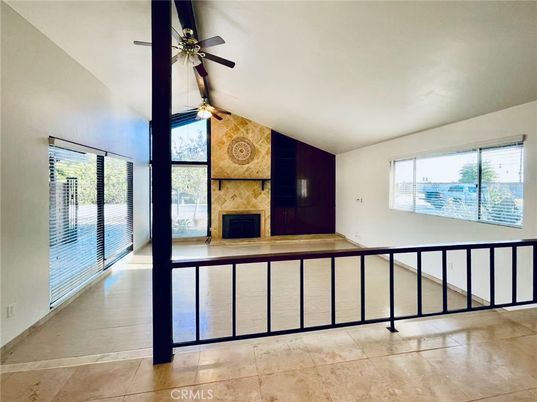 Empty room, Fireplace, Interior