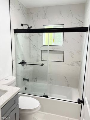 Bathroom, Glass Shower, Interior, Marble Walls
