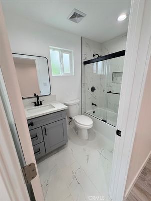 Bathroom, Glass Shower, Interior, Marble, Marble Walls, Recessed Lighting
