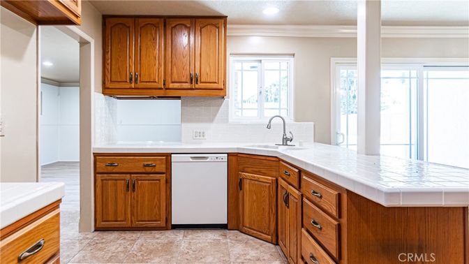 Interior, Kitchen, Recessed Lighting, Tile Countertops