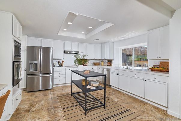Interior, Kitchen, Recessed Lighting, Stainless Steel Appliances