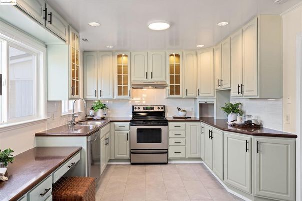 Interior, Kitchen, Recessed Lighting, Stainless Steel Appliances