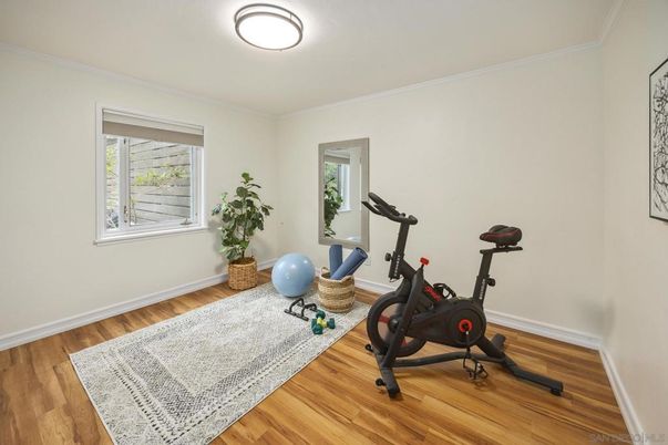 Fitness Equipment, Interior, Wood Texture Flooring