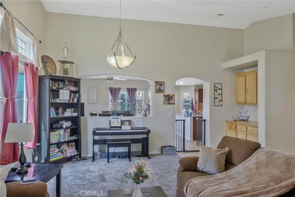 Interior, Living room, Pendant Lights, Piano