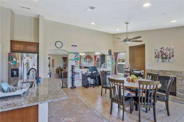 Dining room, Interior, Kitchen, Recessed Lighting