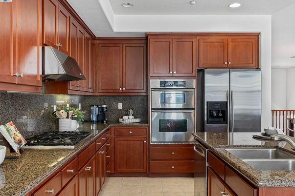 Interior, Kitchen, Recessed Lighting, Stainless Steel Appliances
