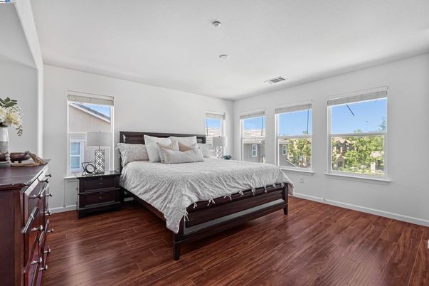 Bedroom, Interior, Wood Texture Flooring