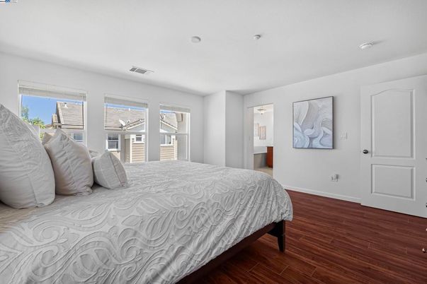 Bedroom, Interior, Wood Texture Flooring