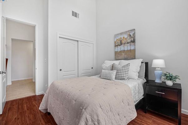 Bedroom, Interior, Wood Texture Flooring