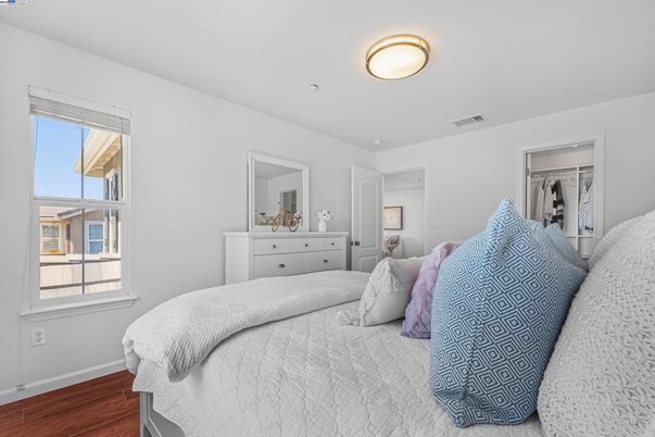 Bedroom, Interior, Wood Texture Flooring