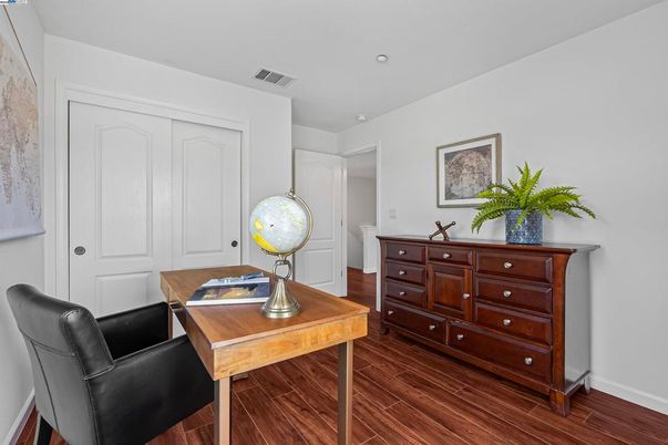Home Office, Interior, Wood Texture Flooring