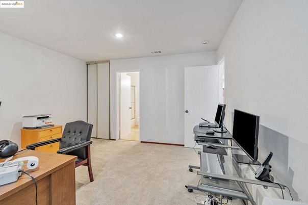 Home Office, Interior, Recessed Lighting