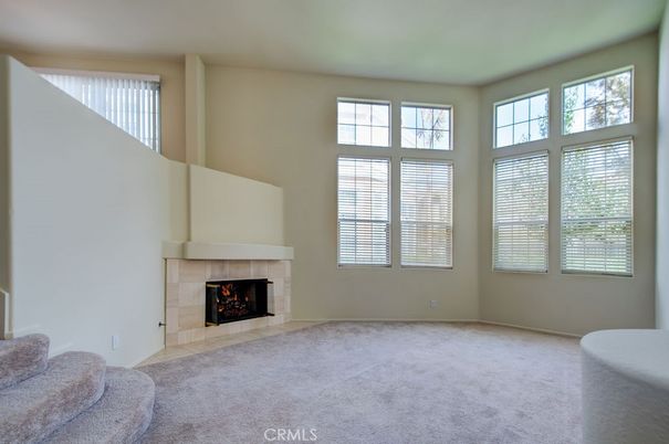 Empty room, Fireplace, Interior
