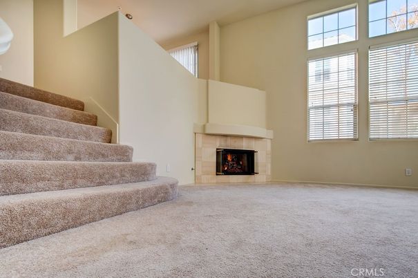 Empty room, Fireplace, Interior