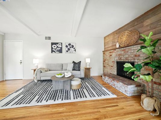 Fireplace, Interior, Living room, Wood Texture Flooring, Wooden Walls