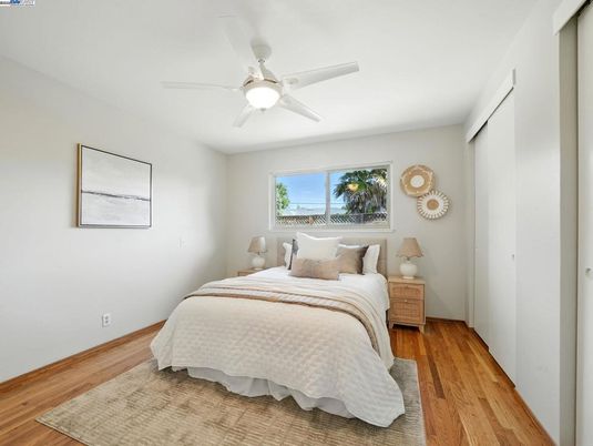 Bedroom, Interior, Wood Texture Flooring