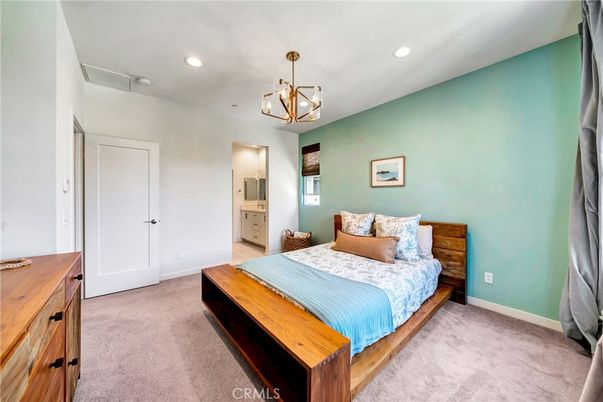 Bedroom, Interior, Pendant Lights, Recessed Lighting