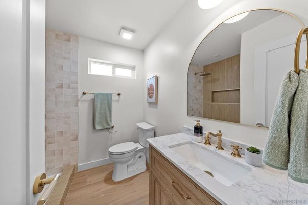 Bathroom, Interior, Wood Texture Flooring