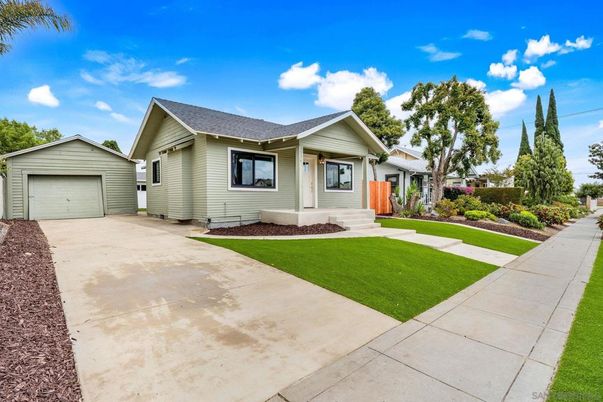 Attached, Backyard, Detached Garage, Exterior, Facade, Ranch