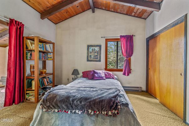 Bedroom, Interior, Wooden Beams, Wooden Ceilings