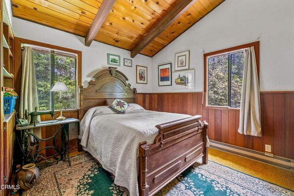 Bedroom, Interior, Wooden Beams, Wooden Ceilings