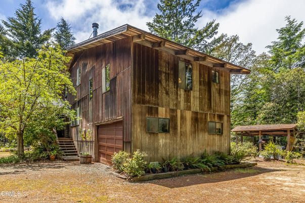 Attached, Backyard, Exterior, Facade, None