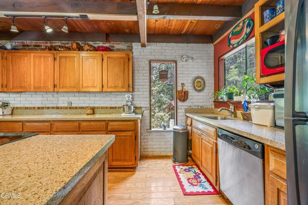 Interior, Kitchen, Stone Walls, Wooden Beams, Wooden Ceilings, Wood Texture Flooring