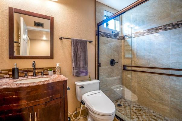Bathroom, Glass Shower, Interior