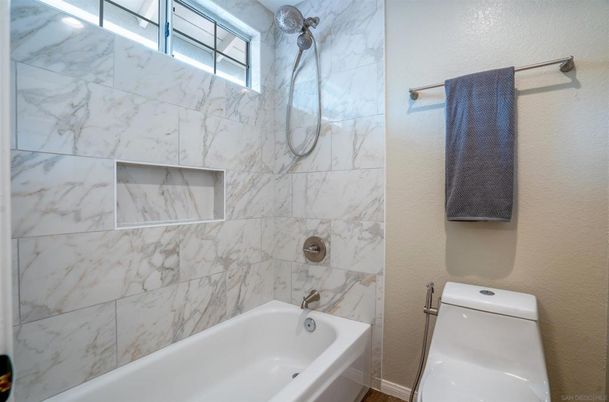Bathroom, Interior, Marble Walls