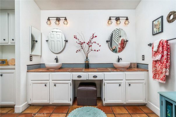 Bathroom, Dual Sink Vanities, Interior, Tile Countertops