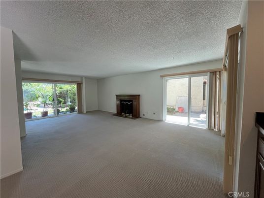Empty room, Fireplace, Interior