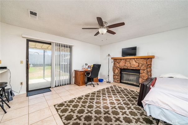 Bedroom, Fireplace, Home Office, Interior