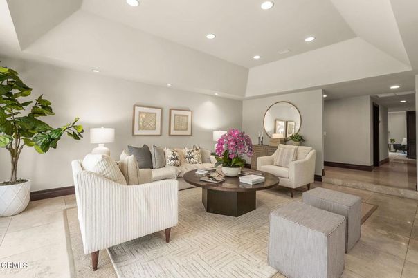 Interior, Living room, Recessed Lighting
