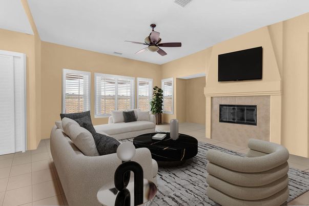 Fireplace, Interior, Living room